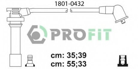 Високовольтні кабелі PROFIT 1801-0432 (фото 1)