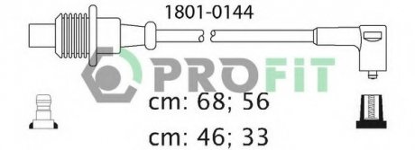 Комплект кабелів високовольтних PROFIT 1801-0144 (фото 1)