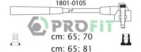 Високовольтні кабелі PROFIT 1801-0105 (фото 1)