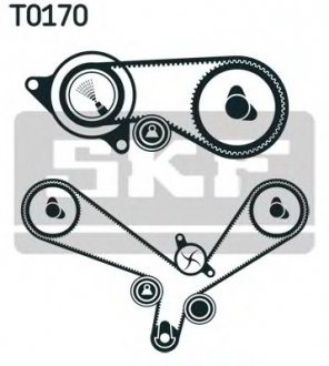 Комплект ремня ГРМ SKF VKMA 01952 (фото 1)