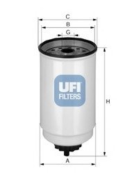Фільтр паливний UFI 24.371.00 (фото 1)