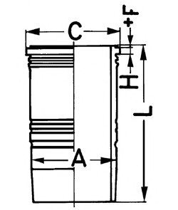 Гильза цилиндра Kolbenschmidt 89186110 (фото 1)