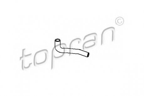 Шланг системи охолодження TOPRAN 108 805 (фото 1)