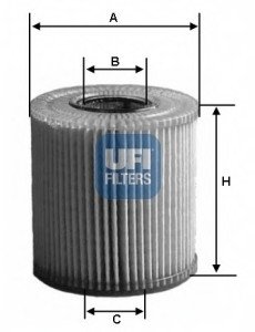 Фильтр масляный БМВ 5 (е34, е39), 7 (е38) UFI 25.009.00 (фото 1)