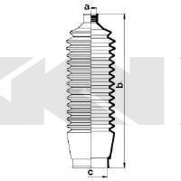 Пильовик рульового механізма GKN/Spidan 83836 (фото 1)