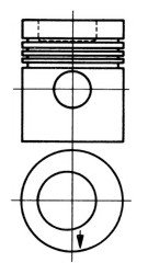 Поршень Kolbenschmidt 93882600 (фото 1)