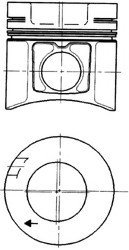 Поршень Kolbenschmidt 93485600 (фото 1)