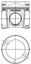Поршень Kolbenschmidt 40448601 (фото 1)