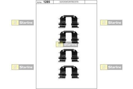 Ремонтный комплект тормозных колодок STARLINE BD PR06 (фото 1)