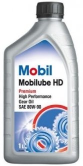 Трансмиссионное масло mobilube hd / 80w90 / 1 л. / (api gl-5) / для мостов и редукторов / MOBIL MOBIL 21-1 HD (фото 1)