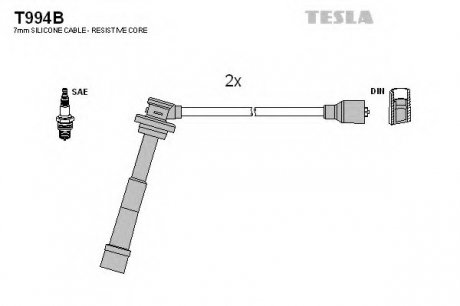 Комплект электропроводки Tesla T994B (фото 1)