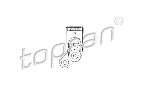 Датчик частоты вращения, управление двигателем TOPRAN 207419 (фото 1)