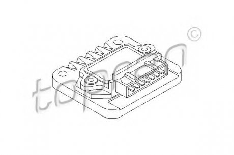 Комутатор (система запалювання) TOPRAN 102925 (фото 1)