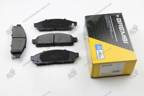 Колодки тормозные передние Mitsubishi L200 05-15 (tokico) BREMSI BP3296 (фото 1)