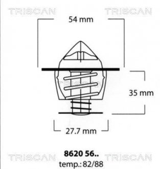 Термостат Triscan 8620 5682 (фото 1)
