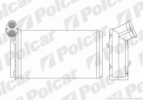 Радиатор охолодження Polcar 9550N83 (фото 1)