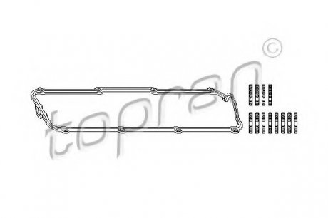 Комплект прокладок, крышка головки цилиндра TOPRAN 107144 (фото 1)