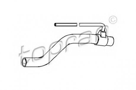 Шланг радіатора TOPRAN 111978 (фото 1)