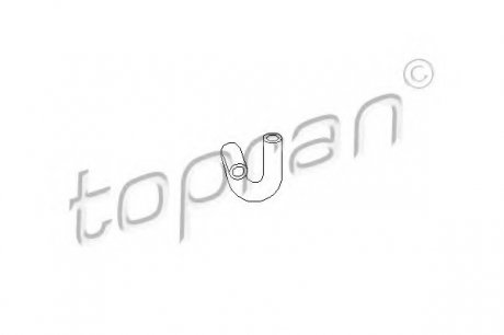 Шланг радиатора TOPRAN 107304 (фото 1)