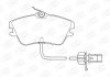 Гальмівні колодки до дисків VOLKSWAGEN Transporter T4 1,8-2,8 90-03 front Champion 573050CH (фото 1)