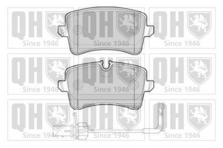 Гальмiвнi колодки дисковi QH BP1816 (фото 1)