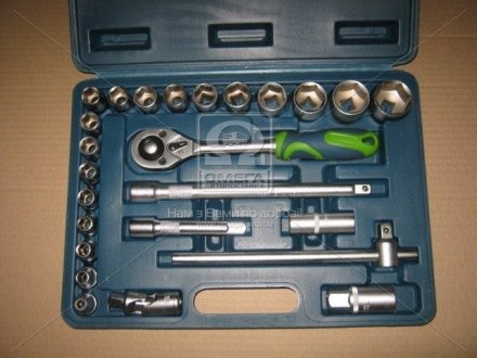 Набор головок и бит 26 ед., квадрат 1, 2 CR-V <> ARMER ARM-B0006 (фото 1)