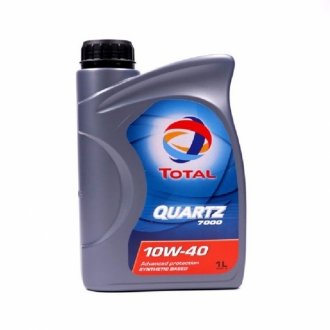 Моторна олива Quartz 7000 10W-40, 1л TOTAL 201528 (фото 1)