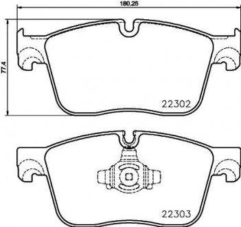 Гальмівні колодки JAGUAR/LAND ROVER F-Pace/Range Rover "F "15>> TEXTAR 2230201 (фото 1)