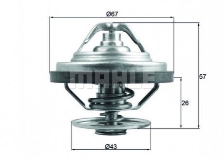 Термостат Mahle TX 158 83 (фото 1)