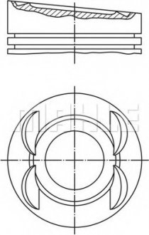 Поршень Mahle 028 03 01 (фото 1)