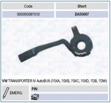 Переключатель підрульовий Magneti Marelli DA50097 (фото 1)