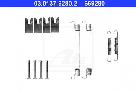 К/т монтажный колодок ATE ="03.0137-9280.2" (фото 1)