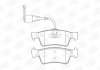 Гальмівні колодки до дисків VW T5 1.9 TDI, 2.0, 2.5 TDI, 3.2 V6 03- 3 pads without WI +1 pad with WI 310mm (141,3-140,7x50,9-53,9 th=19,1) WVA: 24367 24368 Champion 573303CH (фото 1)