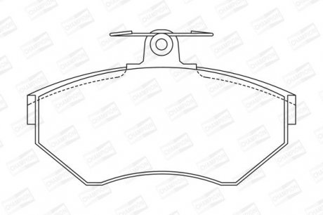 Гальмівні колодки до дисків SEAT Cordoba, Cordoba Vario, Ibiza VOLKSWAGEN Caddy, Polo Champion 571969CH