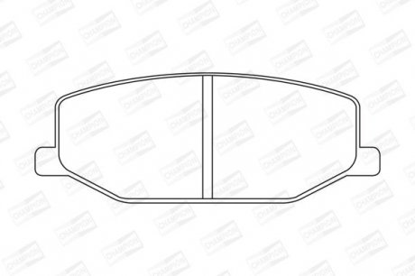 Гальмівні колодки до дисків SUZUKI Jimny, Samurai, SJ410, SJ413, Super Carry Champion 572226CH