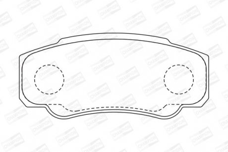 Гальмівні колодки до дисків CITROEN Jumper FIAT Ducato PEUGEOT Boxer Champion 573115CH