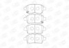 Гальмівні колодки передні Toyota Corolla / Yaris / Prius / Gelly CK / BYD F3 Champion 573737CH (фото 1)