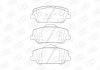 Колодки тормозные дисковые передние Kia Optima (10-), Ceed (15-)/Hyundai i30 (11-) Champion 573447CH (фото 1)