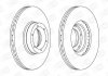 Гальмівний диск передній RENAULT MASTER / OPEL MOVANO Champion 562105CH (фото 1)