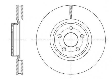 - Гальмівний диск Ford Galaxy/S-Max 1,5-2,0TDCi 15- front REMSA 61602.10 (фото 1)