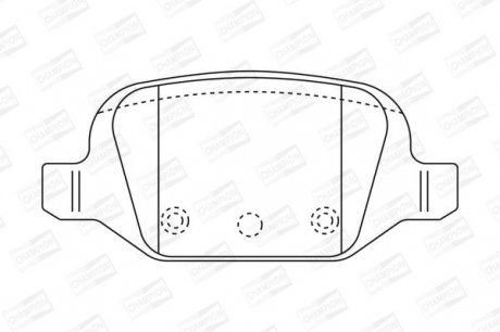 Гальмівні колодки до дисків FIAT Punto II LANCIA Dedra Champion 573019CH