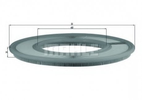 Воздушный фильтр KNECHT LX66 (фото 1)