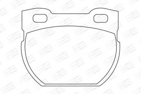 Гальмівні колодки до дисків LAND ROVER Defender 110 Champion 572494CH