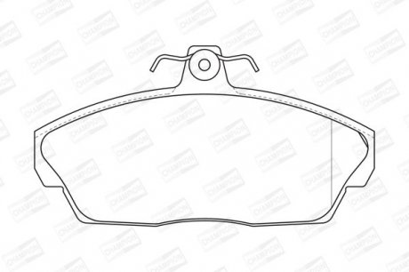 Гальмівні колодки передні Land Rover Freelander Champion 573203CH
