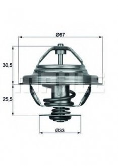 Термостат, охолоджуюча рідина Mahle TX 27 71 D (фото 1)