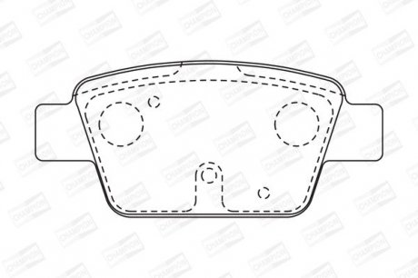 Гальмівні колодки до дисків FIAT Multipla, Stilo Champion 573105CH