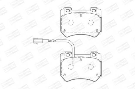Гальмівні колодки до дисків ALFA ROMEO 159 (939) Champion 573309CH