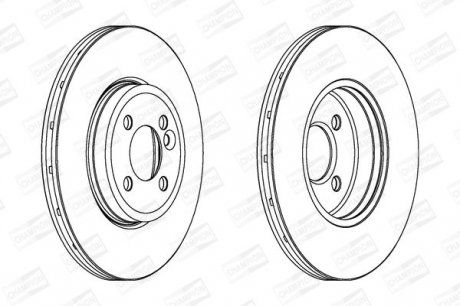 Гальмівний диск Mini Cooper / Clubman S - Champion 562444CH