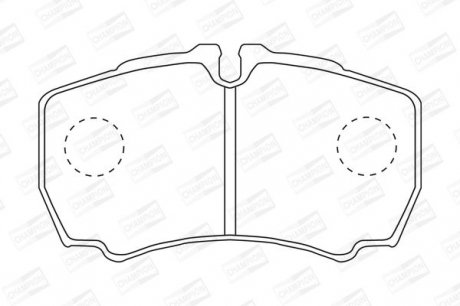 Гальмівні колодки до дисків IVECO Daily Champion 573721CH