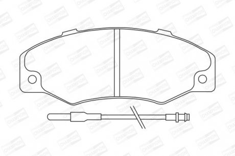 Гальмівні колодки до дисків RENAULT 21 Champion 571339CH